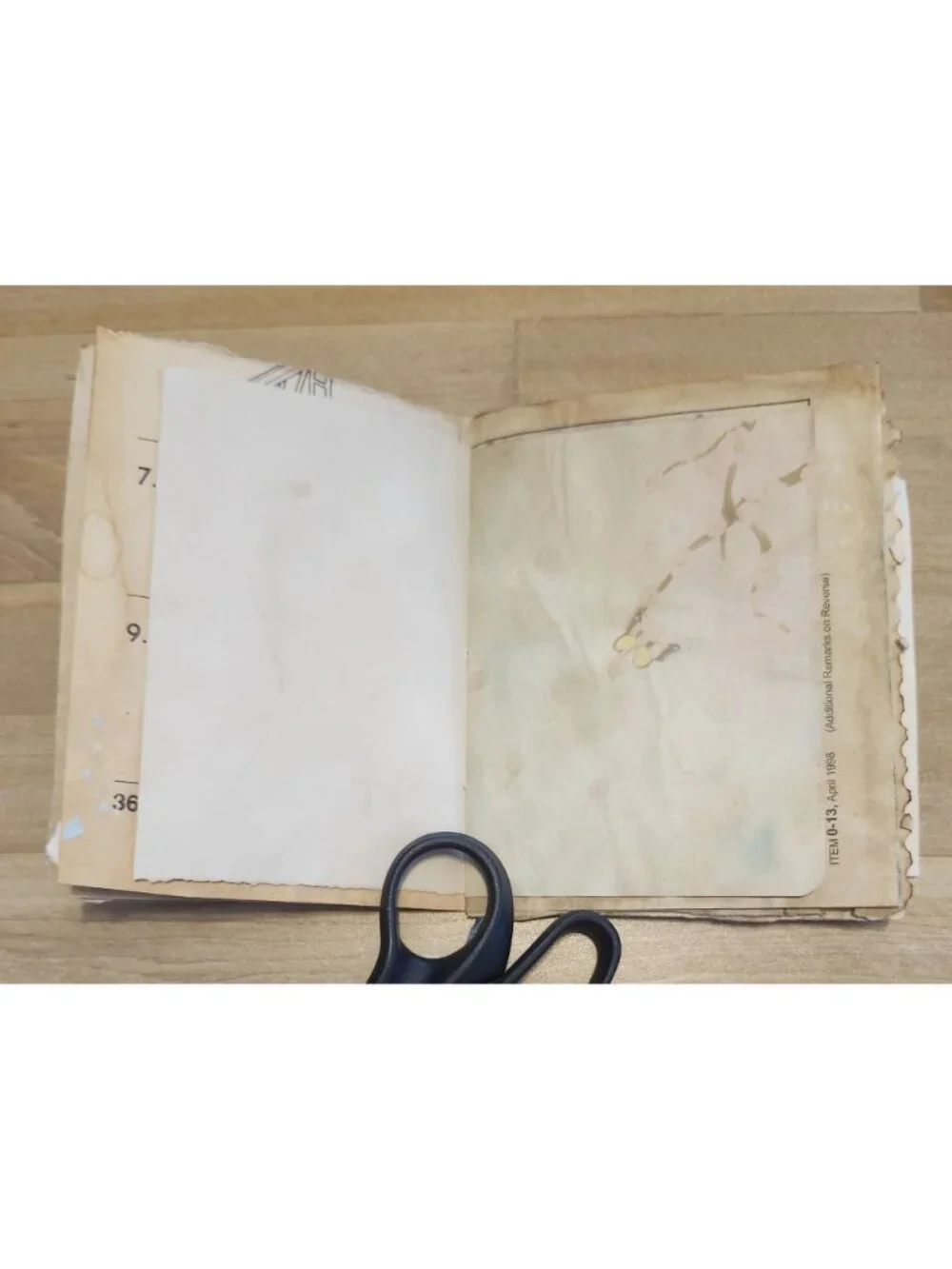 Junk Journal Made with Coffee Dyed Paper Handmade 64 pages